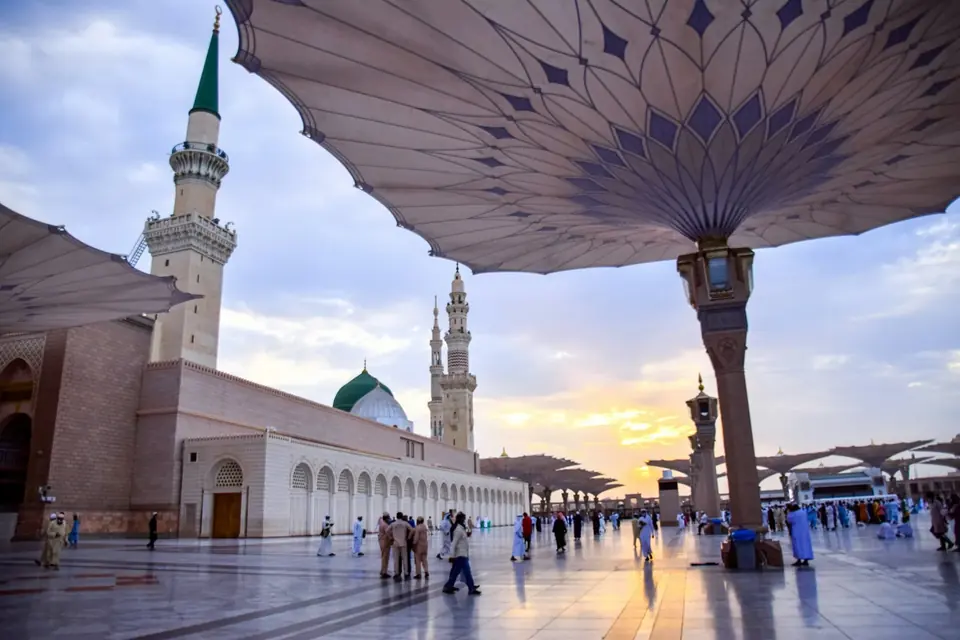 المسجد النبوي الشريف في المدينة المنورة